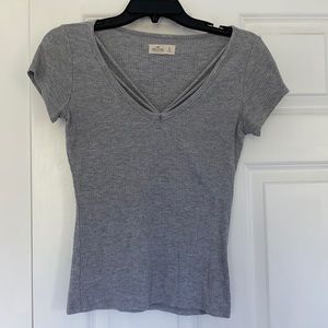SOLD Hollister Grey Top